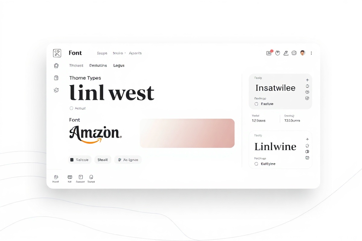 TypeLab browser font editor interface showing glyph workspace with kerning pair panel, tracking slider, and export options sidebar